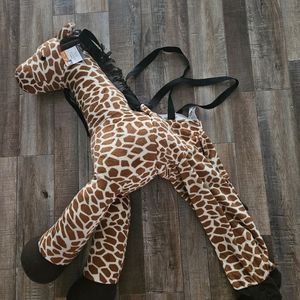 Large 33" T Toddler GIRAFFE Halloween COSTUME Plush Front & Stand in Rear 2T 3T